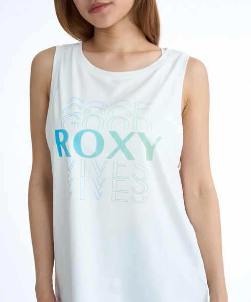 ROXY（ロキシー）の「ROXY ウィメンズ FITNESS GO TIME その他トップス 【2026年春夏モデル】/ロキシーUVカットタンクトップ（タンクトップ・レディース・ブラック/ミント/ホワイト・SMALL/MEDIUM/LARGE）」の4枚目の写真