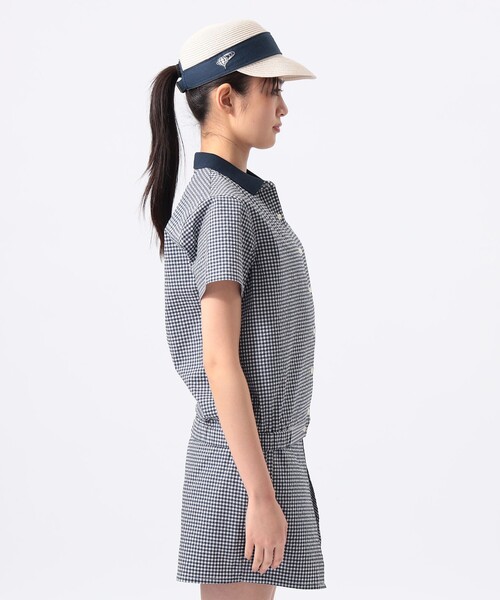 BEAMS GOLF(ビームスゴルフ)の「ORANGE LABEL / クールマックス(R) サッカー ストレッチ シャツ(吸水速乾)(シャツ/ブラウス・レディース・グレー/グリーン/その他1・LARGE/MEDIUM/SMALL)」の11枚目の写真