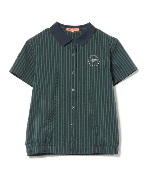 BEAMS GOLF(ビームスゴルフ)の「ORANGE LABEL / クールマックス(R) サッカー ストレッチ シャツ(吸水速乾)(シャツ/ブラウス・レディース・グレー/グリーン/その他1・LARGE/MEDIUM/SMALL)」の19枚目の写真