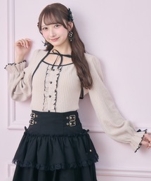 ROJITA | 配色リボンカットアンサンブル(Tシャツ/カットソー)