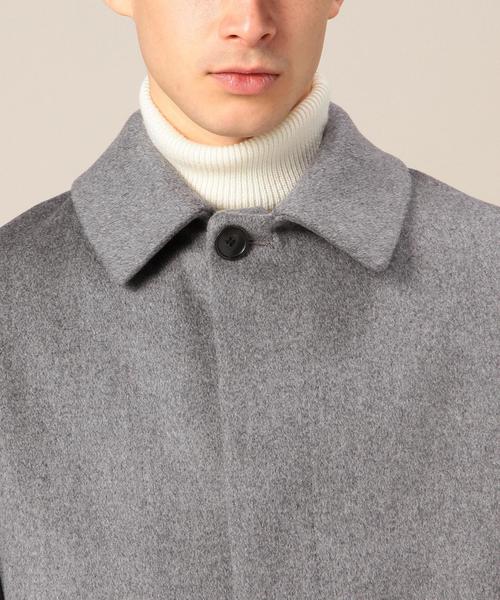 BEAUTY&YOUTH UNITED ARROWS（ビューティーアンドユースユナイテッドアローズ）の「BY メルトン バルカラー コート ◆（ステンカラーコート・メンズ・グレー/ネイビー/ブラック・SMALL/MEDIUM/LARGE/X-LARGE）」の8枚目の写真
