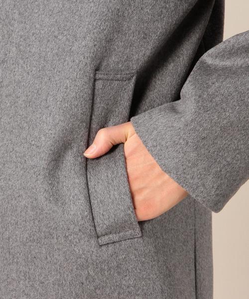 BEAUTY&YOUTH UNITED ARROWS（ビューティーアンドユースユナイテッドアローズ）の「BY メルトン バルカラー コート ◆（ステンカラーコート・メンズ・グレー/ネイビー/ブラック・SMALL/MEDIUM/LARGE/X-LARGE）」の9枚目の写真