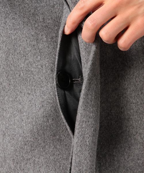 BEAUTY&YOUTH UNITED ARROWS（ビューティーアンドユースユナイテッドアローズ）の「BY メルトン バルカラー コート ◆（ステンカラーコート・メンズ・グレー/ネイビー/ブラック・SMALL/MEDIUM/LARGE/X-LARGE）」の20枚目の写真