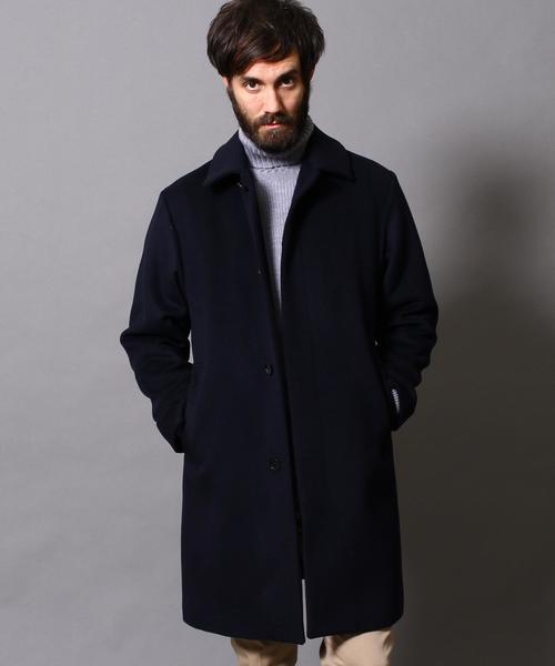 BEAUTY&YOUTH UNITED ARROWS（ビューティーアンドユースユナイテッドアローズ）の「BY メルトン バルカラー コート ◆（ステンカラーコート・メンズ・グレー/ネイビー/ブラック・SMALL/MEDIUM/LARGE/X-LARGE）」の16枚目の写真