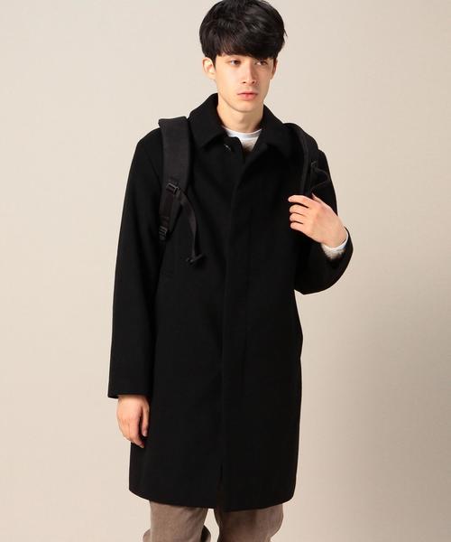 BEAUTY&YOUTH UNITED ARROWS（ビューティーアンドユースユナイテッドアローズ）の「BY メルトン バルカラー コート ◆（ステンカラーコート・メンズ・グレー/ネイビー/ブラック・SMALL/MEDIUM/LARGE/X-LARGE）」の10枚目の写真
