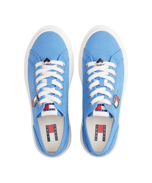 tommy jeans（トミー ジーンズ）の「フラッグチャームプラットフォームスニーカー（スニーカー・レディース・ブルー・23.5cm/23cm/24.5cm/24cm）」の2枚目の写真