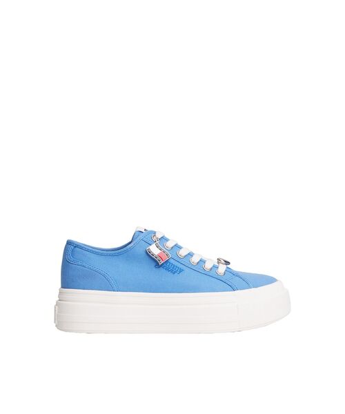 tommy jeans（トミー ジーンズ）の「フラッグチャームプラットフォームスニーカー（スニーカー・レディース・ブルー・23.5cm/23cm/24.5cm/24cm）」の6枚目の写真