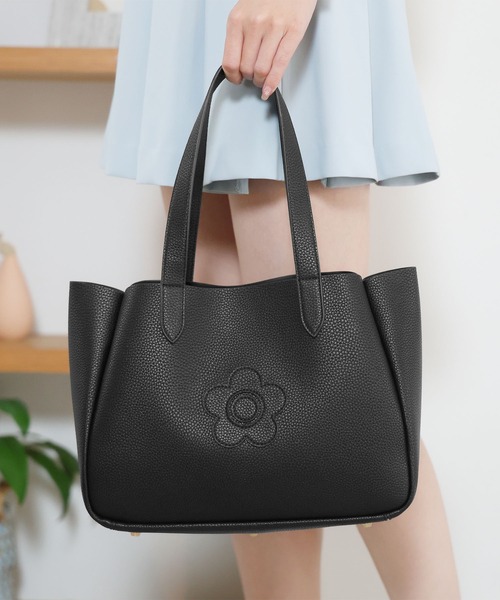 MARY QUANT(マリークワント)の「シュリンクWフェイス トート(トートバッグ・レディース・ブラック・FREE)」の9枚目の写真