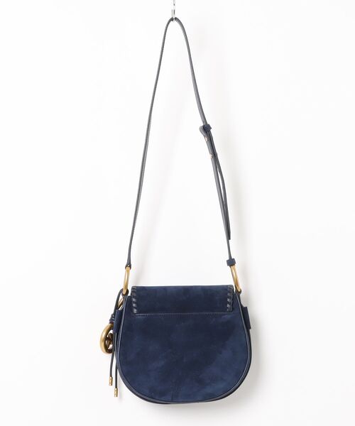 MICHAEL KORS（マイケルコース）の「JOSIE ホイップステッチ スエード サドルバッグ ミディアム（ショルダーバッグ・レディース・ブルー系・FREE）」の5枚目の写真