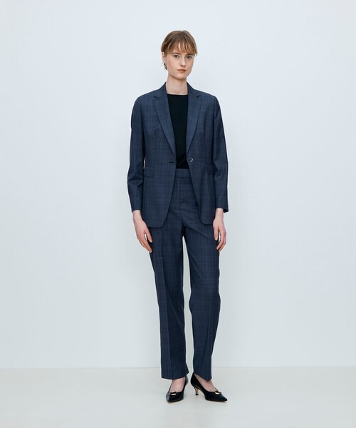 TOMORROWLAND collection（トゥモローランドコレクション）の「365 NATURAL STRETCH ストレートパンツ（スラックス・レディース・ブルー系その他・36/34）」の10枚目の写真