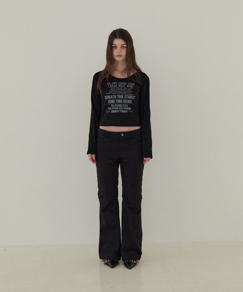 5OML(オーオーエムエル)の「マイオウンドレス ロングスリーブ(ブラック)(Tシャツ/カットソー・レディース・ブラック・FREE)」の3枚目の写真