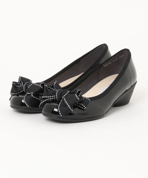 Bridget Birkin(ブリジットバーキン)の「【Bridget Birkin Walk】ステッチリボンウォーキングパンプス(565244)(パンプス・レディース・ブラック系その他/ベージュ系その他・22.5/23/23.5/24/24.5)」の8枚目の写真