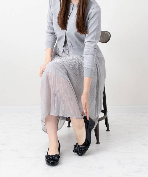 Bridget Birkin(ブリジットバーキン)の「【Bridget Birkin Walk】ステッチリボンウォーキングパンプス(565244)(パンプス・レディース・ブラック系その他/ベージュ系その他・22.5/23/23.5/24/24.5)」の4枚目の写真