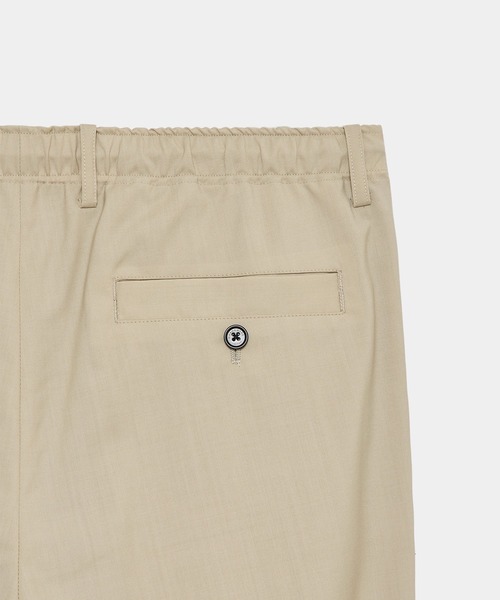 markaware（マーカウェア）の「【MARKAWARE/マーカウェア】DOUBLE PLEATED EASY TROUSERS（スラックス・メンズ・ベージュ/ブラック・2/3/1）」の3枚目の写真