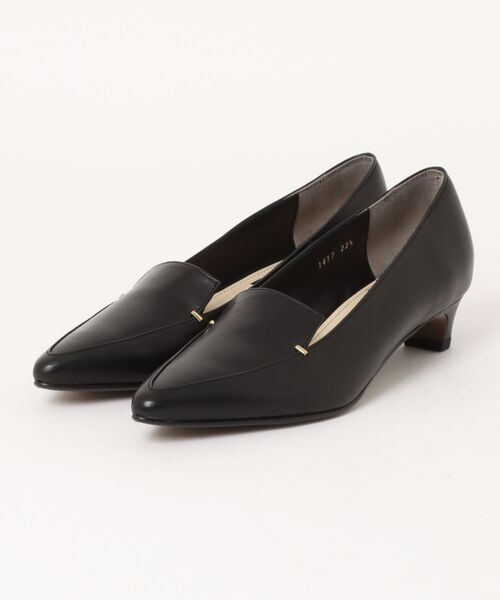 MACKINTOSH LONDON(マッキントッシュ ロンドン)の「ポインテッドトゥデザインパンプス(パンプス・レディース・サンドベージュ/ブラック・23.0cm/23.5cm/24.0cm/24.5cm/22.5cm)」の2枚目の写真