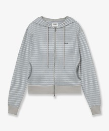 STRIPE HOODIE ZIP-UP
