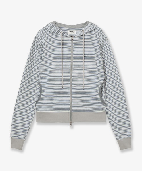 aeaeジップアップパーカー 数回使用 WEB LOGO CROP HOOD ZIP UP（パーカー）｜aeae（エーイーエーイー）の
