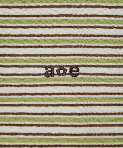aeae(エーイーエーイー)の「STRIPE HOODIE ZIP-UP(パーカー・レディース・グリーン/グレー・FREE)」の10枚目の写真