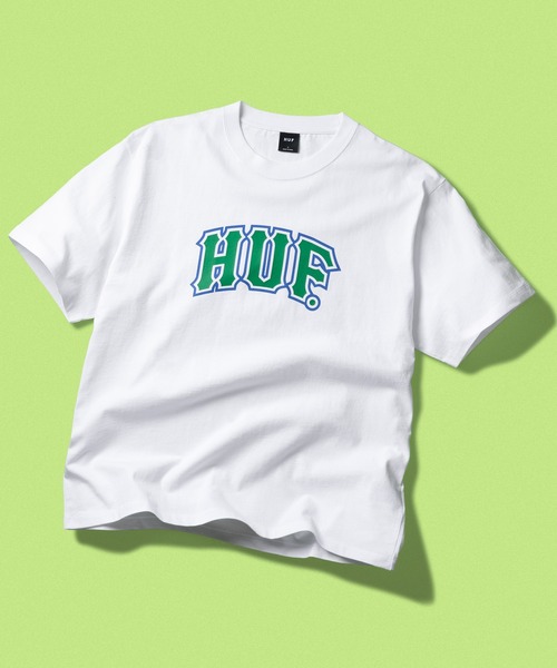 HUF(ハフ)の「CLASSIC ARCH TEE(Tシャツ/カットソー・メンズ・ブラック/アッシュグレー/ホワイト/ネイビー・S/M/L/XL/XXL)」の2枚目の写真