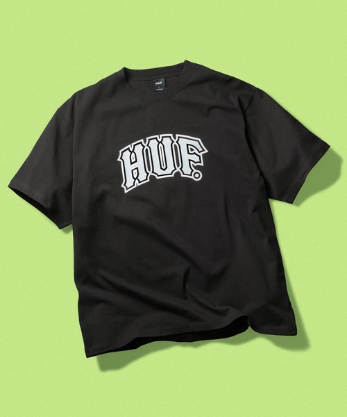 HUF(ハフ)の「CLASSIC ARCH TEE(Tシャツ/カットソー・メンズ・ブラック/アッシュグレー/ホワイト/ネイビー・S/M/L/XL/XXL)」の3枚目の写真