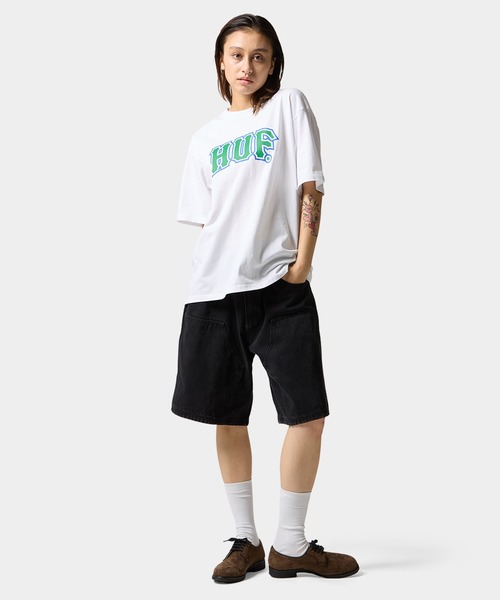 HUF(ハフ)の「CLASSIC ARCH TEE(Tシャツ/カットソー・メンズ・ブラック/アッシュグレー/ホワイト/ネイビー・S/M/L/XL/XXL)」の13枚目の写真