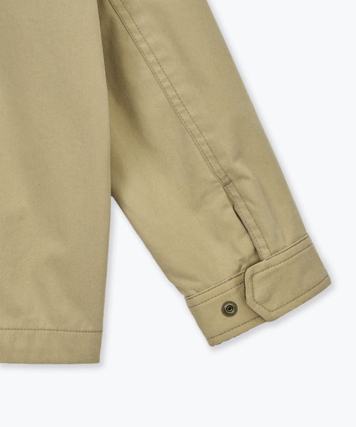 MUSINSA STANDARD KIDS（ムシンサスタンダードキッズ）の「ワックスドCNハンティングジャケット[ベージュ]（ブルゾン・レディース・その他・110/120/130/140/150/160）」の9枚目の写真