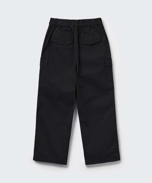 MUSINSA STANDARD KIDS（ムシンサスタンダードキッズ）の「コットンバンディングパラシュートカーゴパンツ[ブラック]（その他パンツ・レディース・その他・100/110/120/130/140/150/160）」の13枚目の写真