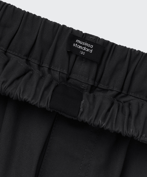 MUSINSA STANDARD KIDS（ムシンサスタンダードキッズ）の「コットンバンディングパラシュートカーゴパンツ[ブラック]（その他パンツ・レディース・その他・100/110/120/130/140/150/160）」の9枚目の写真