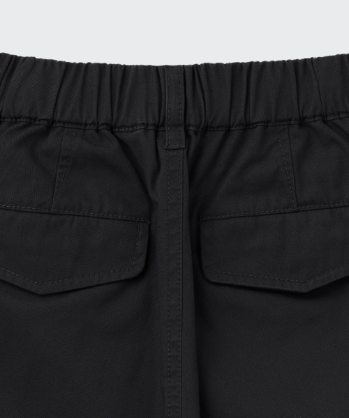 MUSINSA STANDARD KIDS（ムシンサスタンダードキッズ）の「コットンバンディングパラシュートカーゴパンツ[ブラック]（その他パンツ・レディース・その他・100/110/120/130/140/150/160）」の8枚目の写真