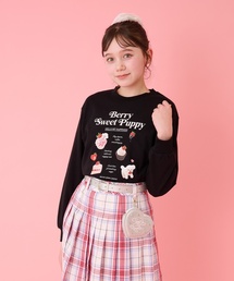 ストロベリーモチーフ長袖Tシャツ