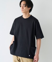 RepurヘビーコットンサイドポケットTシャツ【抗菌性、消臭性】