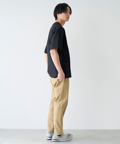 coen（コーエン）の「RepurヘビーコットンサイドポケットTシャツ【抗菌性、消臭性】（Tシャツ/カットソー・メンズ・ブラック/モカ/コバルトブルー/ホワイト・S/M/L/XL）」の12枚目の写真