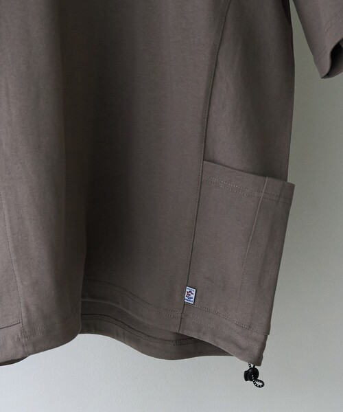 coen（コーエン）の「RepurヘビーコットンサイドポケットTシャツ【抗菌性、消臭性】（Tシャツ/カットソー・メンズ・ブラック/モカ/コバルトブルー/ホワイト・S/M/L/XL）」の20枚目の写真