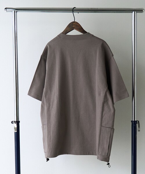 coen（コーエン）の「RepurヘビーコットンサイドポケットTシャツ【抗菌性、消臭性】（Tシャツ/カットソー・メンズ・ブラック/モカ/コバルトブルー/ホワイト・S/M/L/XL）」の21枚目の写真