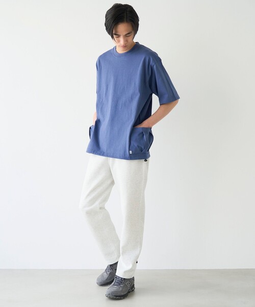 coen（コーエン）の「RepurヘビーコットンサイドポケットTシャツ【抗菌性、消臭性】（Tシャツ/カットソー・メンズ・ブラック/モカ/コバルトブルー/ホワイト・S/M/L/XL）」の22枚目の写真