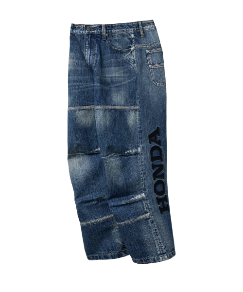 PHYPS MOTORCYCLE（フィップスモーターサイクル）の「Vintage Biker Wide Jean Blue（デニムパンツ・レディース・その他・SMALL/MEDIUM/LARGE/X-LARGE）」の2枚目の写真