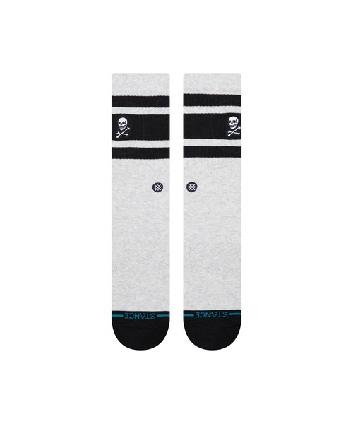 STANCE(スタンス)の「【STANCE/スタンス】BOYD SKULL CREW / ロゴクルーソックス / おしゃれなギフトに最適!(ソックス/靴下・メンズ・ヘザーグレー・LARGE)」の2枚目の写真