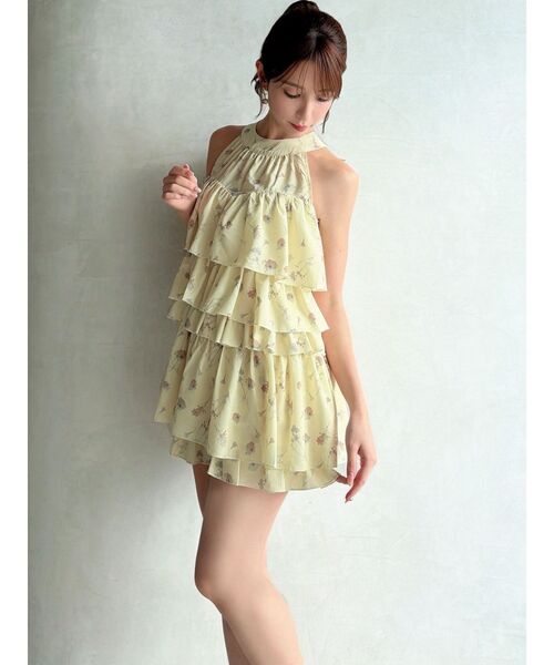 RESEXXY（リゼクシー）の「【memorif.】フラワーフリルショートパンツ【セットアップ着用可能】（その他パンツ・レディース・イエロー/ホワイト・FREE）」の9枚目の写真