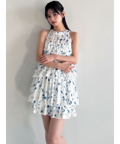 RESEXXY（リゼクシー）の「【memorif.】フラワーフリルショートパンツ【セットアップ着用可能】（その他パンツ・レディース・イエロー/ホワイト・FREE）」の12枚目の写真