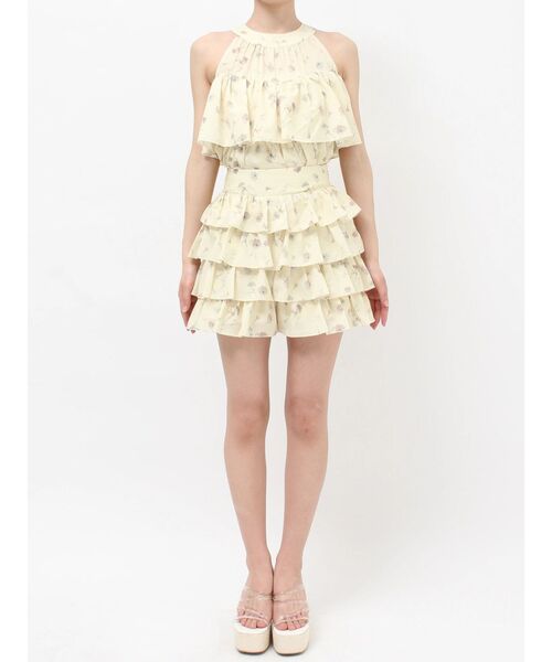 RESEXXY（リゼクシー）の「【memorif.】フラワーフリルショートパンツ【セットアップ着用可能】（その他パンツ・レディース・イエロー/ホワイト・FREE）」の22枚目の写真