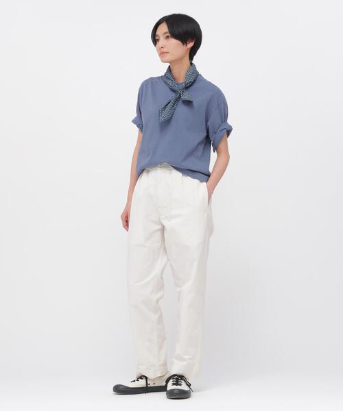 MHL.(エムエイチエル)の「VINTAGE SPOTS SCARF(ストール/ショール・レディース・ブルー/ブラック・FREE)」の8枚目の写真