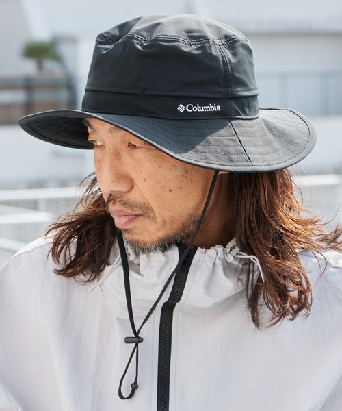 Columbia（コロンビア）の「Columbia/コロンビア イエロードックマウンテンブーニー アドベンチャーハット サファリハット 紐付き 紫外線対策 2026年春夏（ハット・メンズ・ブラック・S/M/L/XL）」の8枚目の写真