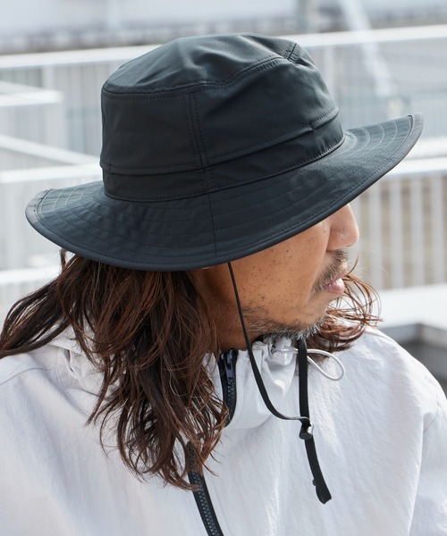 Columbia（コロンビア）の「Columbia/コロンビア イエロードックマウンテンブーニー アドベンチャーハット サファリハット 紐付き 紫外線対策 2026年春夏（ハット・メンズ・ブラック・S/M/L/XL）」の9枚目の写真