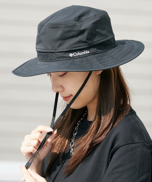 Columbia（コロンビア）の「Columbia/コロンビア イエロードックマウンテンブーニー アドベンチャーハット サファリハット 紐付き 紫外線対策 2026年春夏（ハット・メンズ・ブラック・S/M/L/XL）」の5枚目の写真