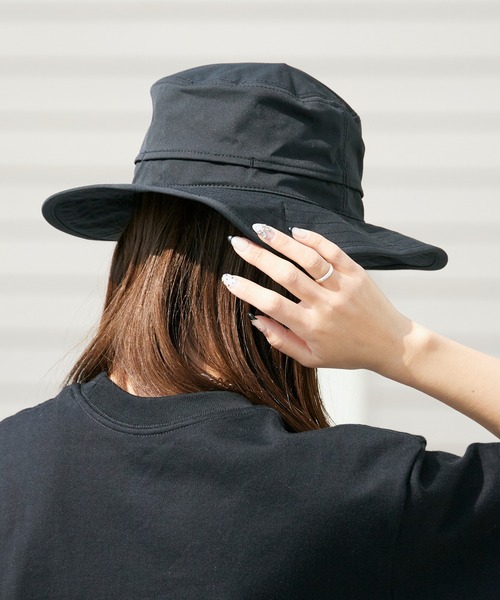 Columbia（コロンビア）の「Columbia/コロンビア イエロードックマウンテンブーニー アドベンチャーハット サファリハット 紐付き 紫外線対策 2026年春夏（ハット・メンズ・ブラック・S/M/L/XL）」の7枚目の写真