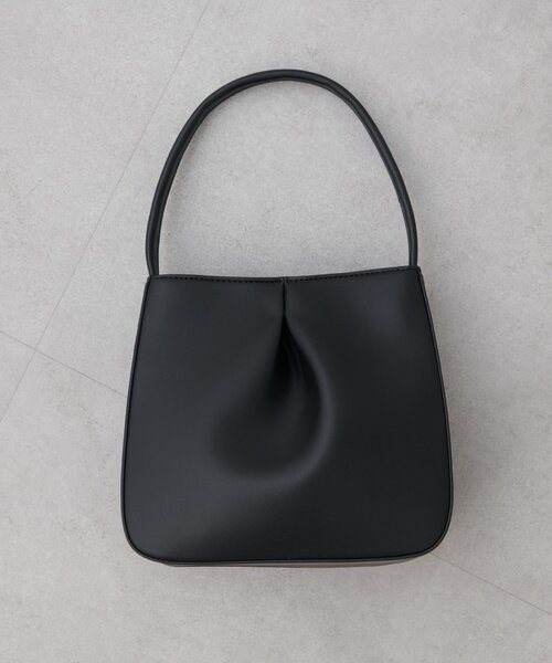 DISCOAT（ディスコート）の「フロントタックミニバッグ（ハンドバッグ・レディース・ブラック/キャメル・FREE）」の13枚目の写真