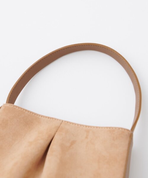 DISCOAT（ディスコート）の「フロントタックミニバッグ（ハンドバッグ・レディース・ブラック/キャメル・FREE）」の3枚目の写真