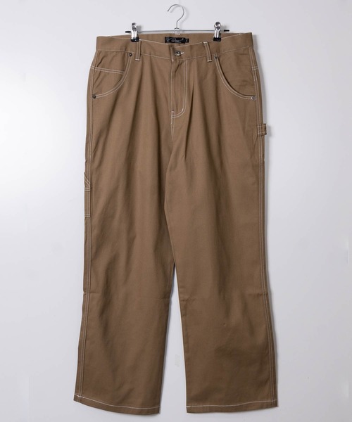 JOHN'S CLOSET(ジョンズクローゼット)の「【50】ルーズシルエットデニムペインターパンツ(デニムパンツ・メンズ・ワンウォッシュ/ブラック系/キナリ/ライトグレー/ネイビー/ベージュ/チャコールグレー/ブラック系その他/ブルー系その他3/サックスブルー/ライトブルー/オリーブ/ブラック・LARGE/MEDIUM/X-LARGE)」の7枚目の写真