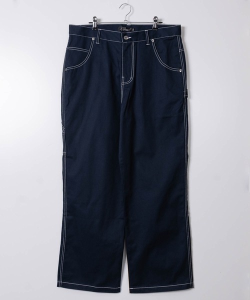 JOHN'S CLOSET(ジョンズクローゼット)の「【50】ルーズシルエットデニムペインターパンツ(デニムパンツ・メンズ・ワンウォッシュ/ブラック系/キナリ/ライトグレー/ネイビー/ベージュ/チャコールグレー/ブラック系その他/ブルー系その他3/サックスブルー/ライトブルー/オリーブ/ブラック・LARGE/MEDIUM/X-LARGE)」の10枚目の写真
