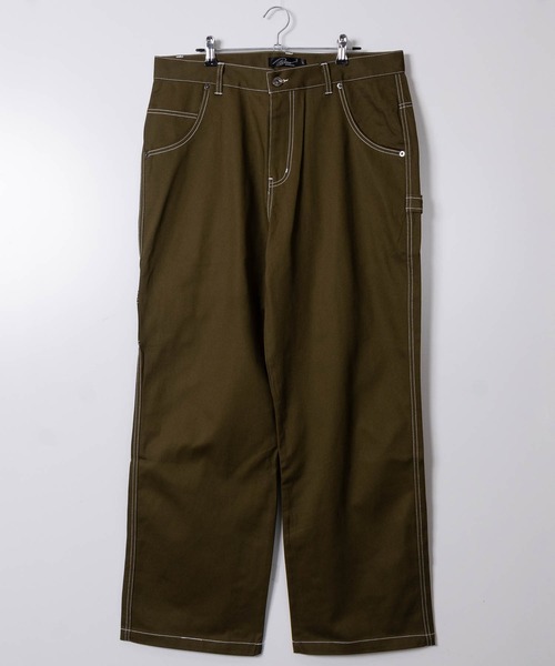 JOHN'S CLOSET(ジョンズクローゼット)の「【50】ルーズシルエットデニムペインターパンツ(デニムパンツ・メンズ・ワンウォッシュ/ブラック系/キナリ/ライトグレー/ネイビー/ベージュ/チャコールグレー/ブラック系その他/ブルー系その他3/サックスブルー/ライトブルー/オリーブ/ブラック・LARGE/MEDIUM/X-LARGE)」の8枚目の写真